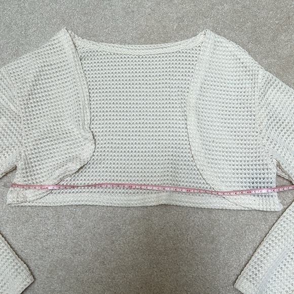 Drop Shoulder Open Front Cardigan - Picture 9 of 10